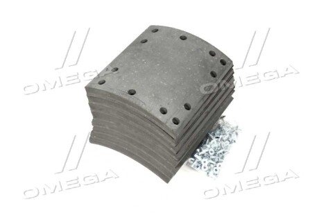 Накладка гальмівна (компл. На вісь) з заклепками 419х219,2 1-й рем. ROR, TRAILOR rider RD19369Rem1