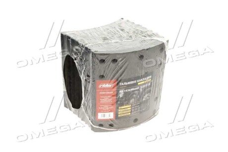 Накладка гальмівна (компл. На вісь) з заклепками 419х219,2 2-й рем. ROR, TRAILOR rider RD19369Rem2