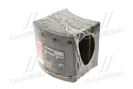 Накладка гальмівна (компл. На вісь) з заклепками 420х203,2 2-й рем. SAF rider RD19477Rem2