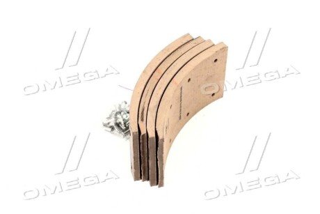 Накладка гальмівна ПАЗ-3205 STD 13/10 мм (сверл. із закл.) Преміум rider RD163502110STD