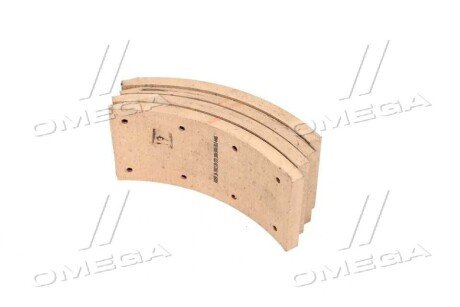 Накладка гальмівна ПАЗ-3205 STD 13/10 мм (сверл. із закл.) Преміум rider RD163502110STD