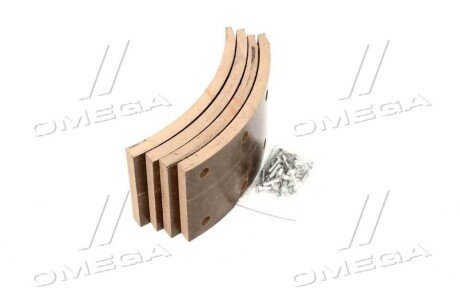 Накладка гальмівна ПАЗ-3205 STD 13/10 мм (сверл. із закл.) Преміум rider RD163502110STD