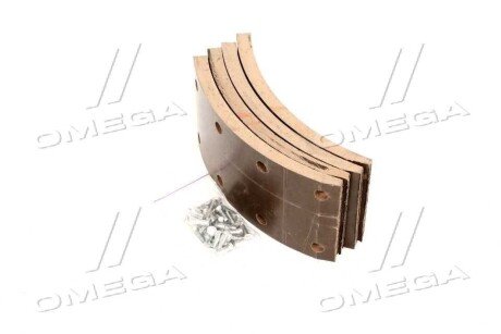 Накладка гальмівна ПАЗ-3205 STD 13/10 мм (сверл. із закл.) Преміум rider RD163502110STD