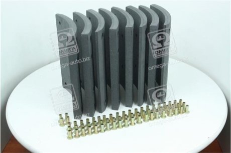 Накладка торм. (компл. на ось) 410х223 станд. MAN F90,F2000,TGA, MB ACTROS, rider RD19496STD