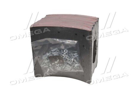 Накладка торм. (компл. на ось) 419х178 (Отв.6,35мм) 1-й рем. ROR TA, FRUEHAUF rider RD19036Rem1