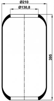 Пневморессора чулок rider RD7644N