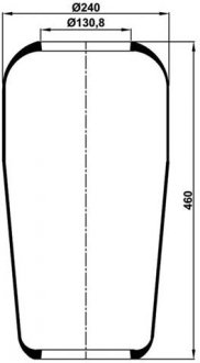 Пневморессора чулок rider RD7720