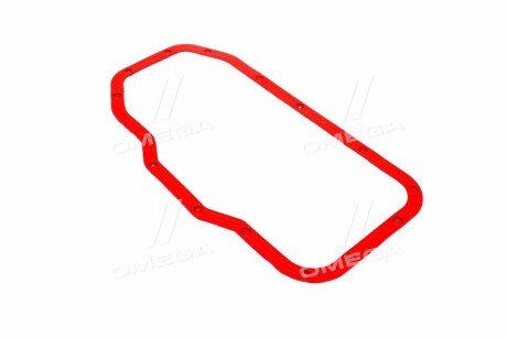 Прокладка картера масляного дв.ЗМЗ 406 с шайбами (красн.силикон) rider 4061009070