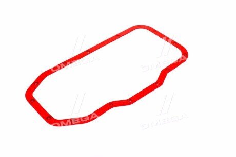 Прокладка картера масляного дв.ЗМЗ 406 с шайбами (красн.силикон) rider 4061009070