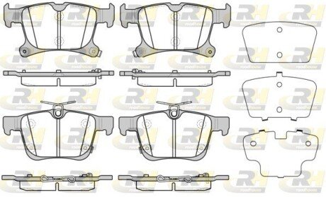 Задние тормозные колодки roadhouse 2170102