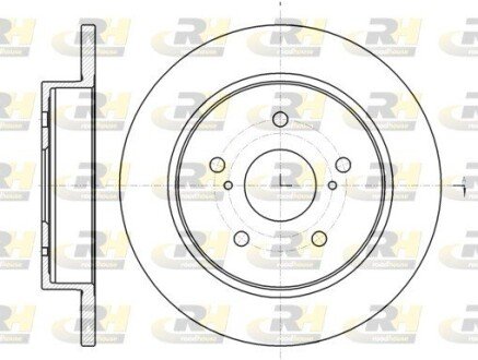 Гальмівний диск roadhouse 6148000
