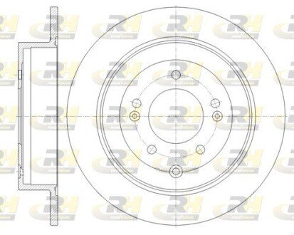 Гальмівний диск roadhouse 6177900