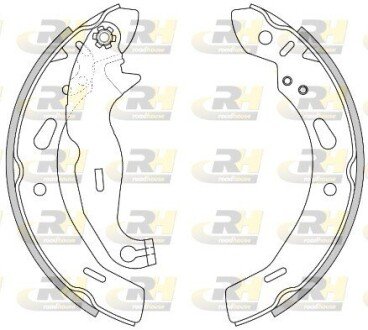 Колодки ручного (стоячого) тормоза roadhouse 4278.00