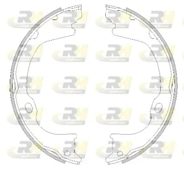 Колодки ручного (стоячого) тормоза roadhouse 428201 Jeep Grand Cherokee