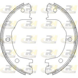 Колодки ручного (стоячого) тормоза roadhouse 4712.00 на Рено Мастер 2