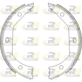 Колодки ручного (стоячого) гальма roadhouse 4716.00 на Бмв E39