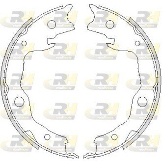 Колодки ручного (стоячого) тормоза roadhouse 4752.00 на Ниссан Жук