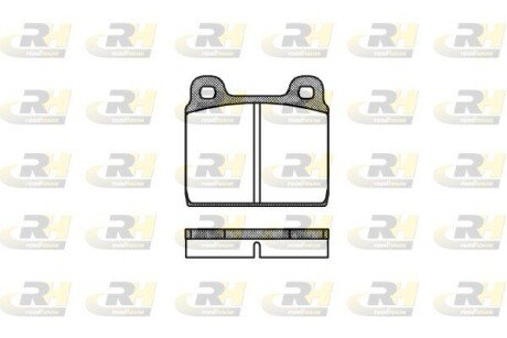 Передні тормозні (гальмівні) колодки roadhouse 200200