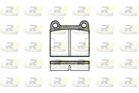 Передние тормозные колодки roadhouse 200660 на Мерседес W126