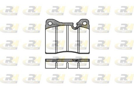 Передние тормозные колодки roadhouse 201130