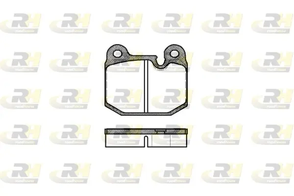 Передние тормозные колодки roadhouse 201410