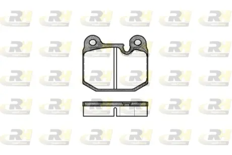 Передние тормозные колодки roadhouse 201410