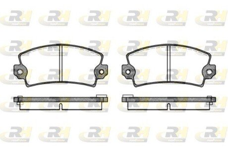 Передні тормозні (гальмівні) колодки roadhouse 202106