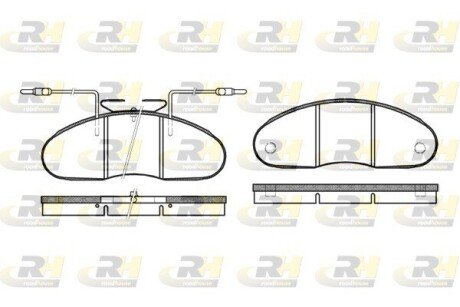 Передние тормозные колодки roadhouse 204802 на Iveco Daily 3