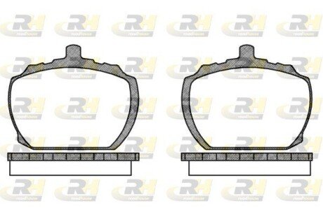 Передні тормозні (гальмівні) колодки roadhouse 205810 на Форд Transit