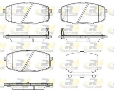 Передние тормозные колодки roadhouse 2103812 на Киа Сид jd