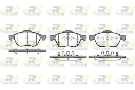 Передні тормозні (гальмівні) колодки roadhouse 2105402