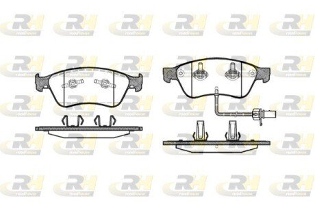 Передние тормозные колодки roadhouse 2105602