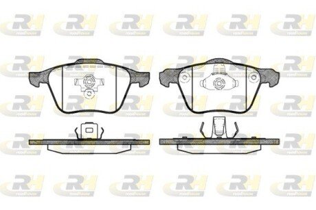 Передні тормозні (гальмівні) колодки roadhouse 2107000