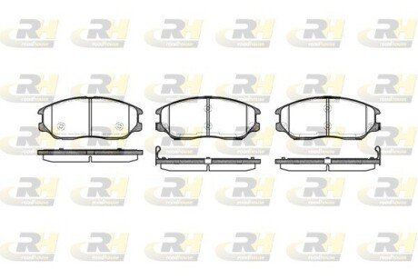 Передні тормозні (гальмівні) колодки roadhouse 2108502 на Киа Рио 1