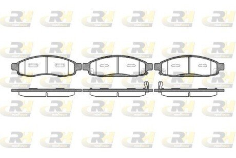 Передні тормозні (гальмівні) колодки roadhouse 2109412 на Infiniti Qx56