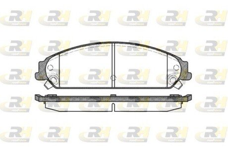 Передние тормозные колодки roadhouse 2112808