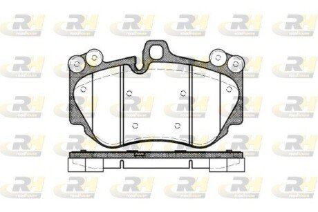 Передние тормозные колодки roadhouse 2114000