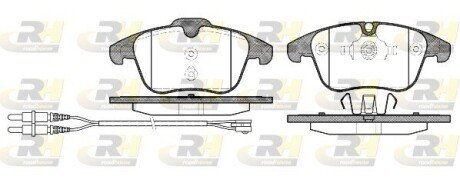 Передние тормозные колодки roadhouse 2124901