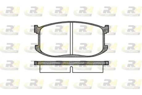 Передні тормозні (гальмівні) колодки Roadhouse 212600