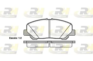 Передні тормозні (гальмівні) колодки Roadhouse 2128700 (фото 1)