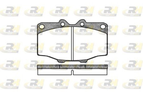 Передні тормозні (гальмівні) колодки roadhouse 213200