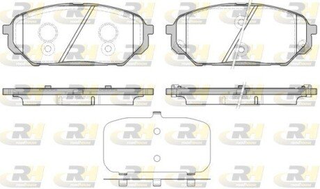 Передние тормозные колодки roadhouse 2132212 на Форд KA