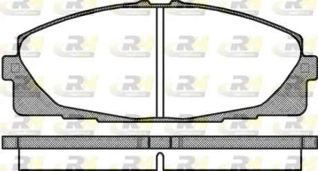 Передні тормозні (гальмівні) колодки Roadhouse 2132500