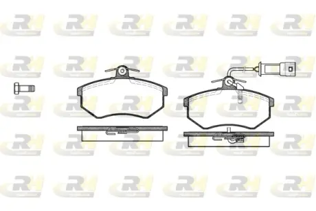 Передні тормозні (гальмівні) колодки Roadhouse 213402
