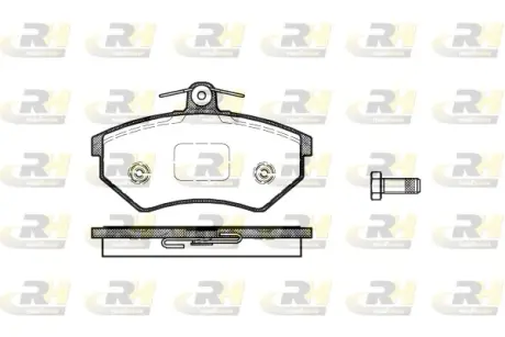 Передні тормозні (гальмівні) колодки Roadhouse 213450