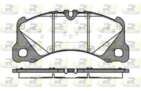 Передние тормозные колодки roadhouse 2134540