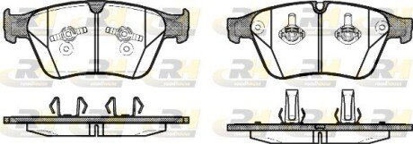 Передние тормозные колодки roadhouse 2137100 на Мерседес M-Class w164