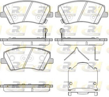 Передние тормозные колодки roadhouse 21412.04 на Hyundai Элантра ad