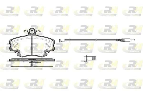 Передні тормозні (гальмівні) колодки Roadhouse 214130 (фото 1)