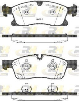 Передние тормозные колодки roadhouse 2143010 на Мерседес GL-Class X166